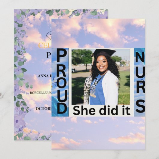 Invitation (Devant / Derrière)