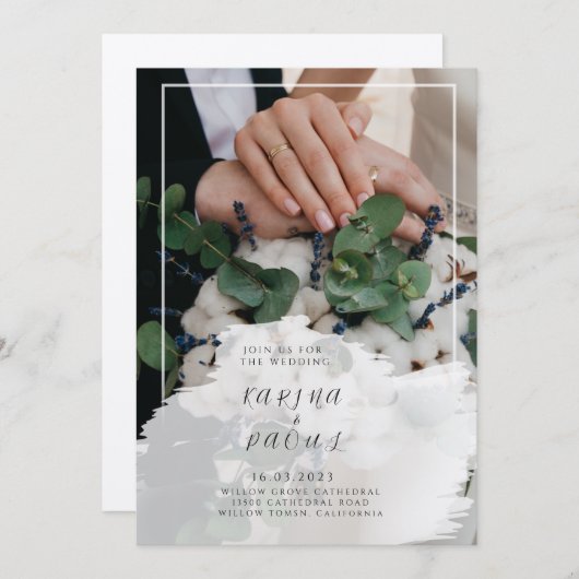 Invitation (Devant / Derrière)