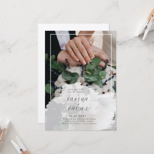 Invitation (Devant/Arrière en situation)