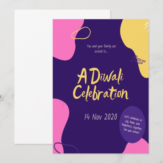 Invitation (Devant / Derrière)