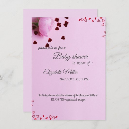 Invitation (Devant / Derrière)