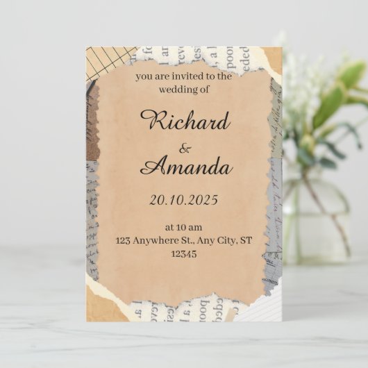 invitation (Debout devant)