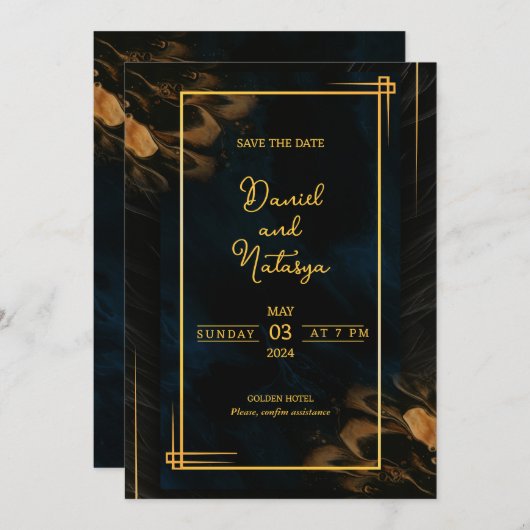 invitation (Devant / Derrière)