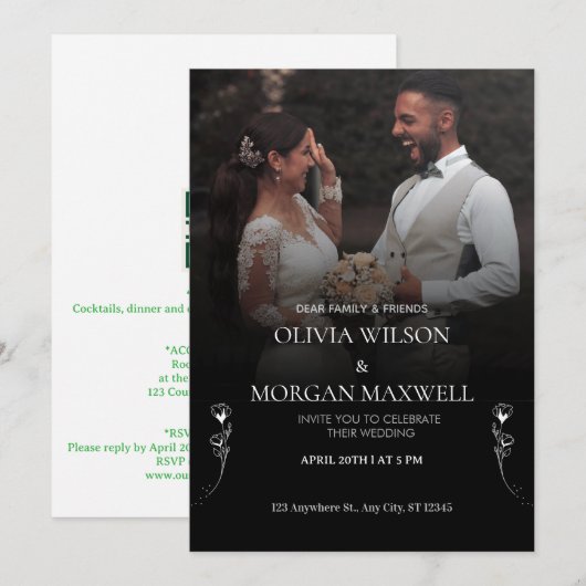 Invitation (Devant / Derrière)
