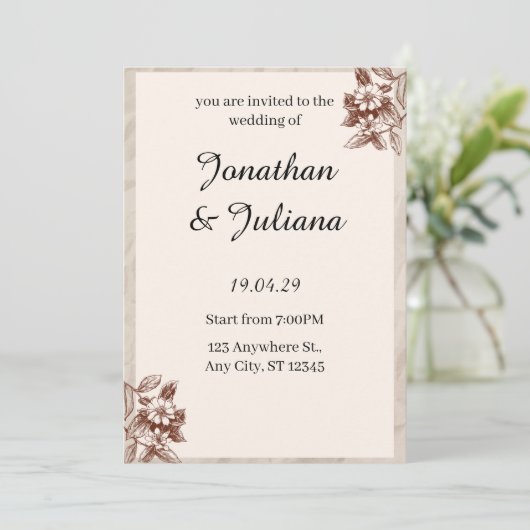 Invitation (Debout devant)