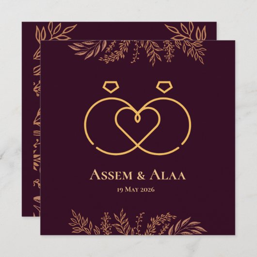 Invitation (Devant / Derrière)