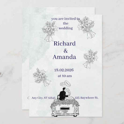 invitation (Devant / Derrière)