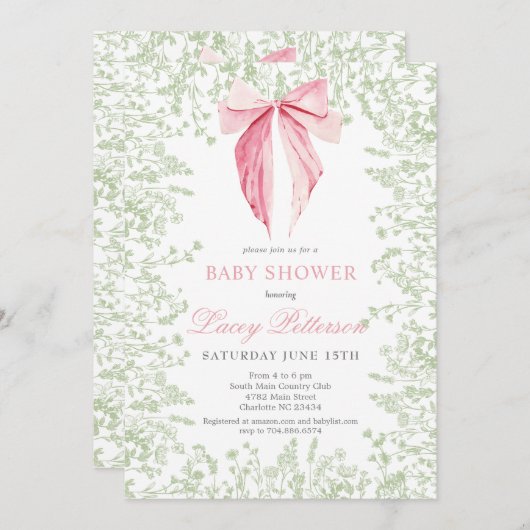 Invitation (Devant / Derrière)