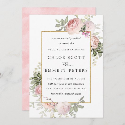 Invitation (Devant / Derrière)