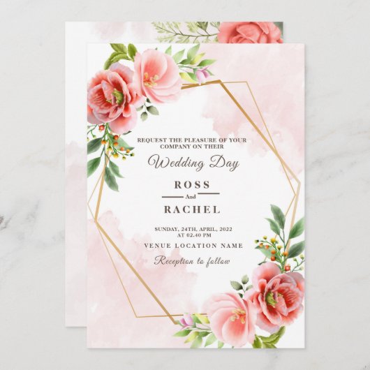 Invitation (Devant / Derrière)