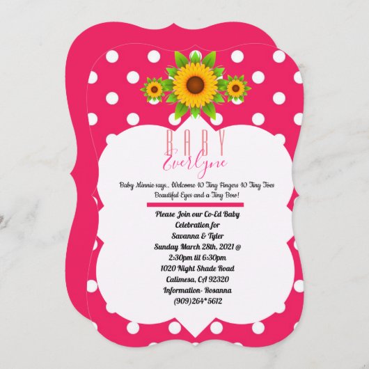 Invitation (Devant / Derrière)