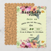Invitation (Devant / Derrière)