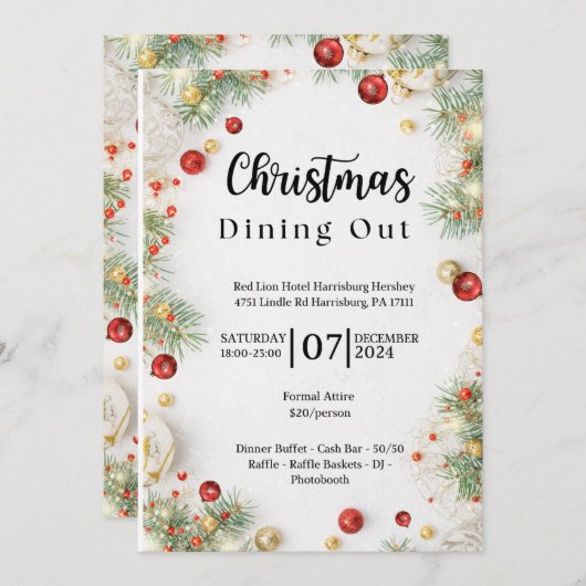 Invitation (Devant / Derrière)