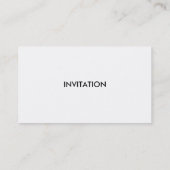 invitation (Dos)
