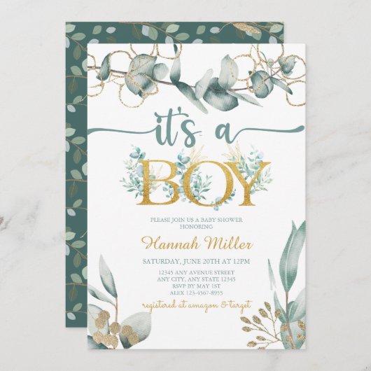 Invitation (Devant / Derrière)