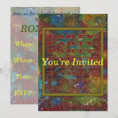 Invitation (Devant / Derrière)