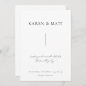 Invitation (Devant / Derrière)