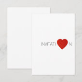 Invitation (Devant / Derrière)