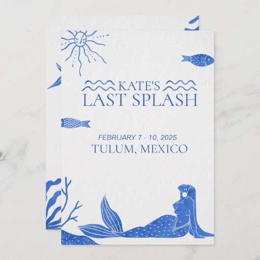 Invitation (Devant / Derrière)