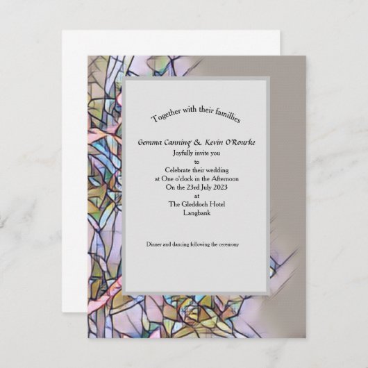 Invitation (Devant / Derrière)