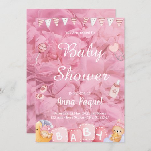 Invitation (Devant / Derrière)