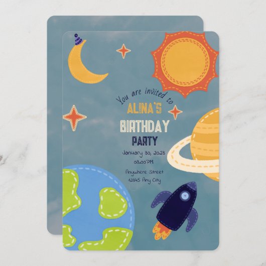 Invitation (Devant / Derrière)