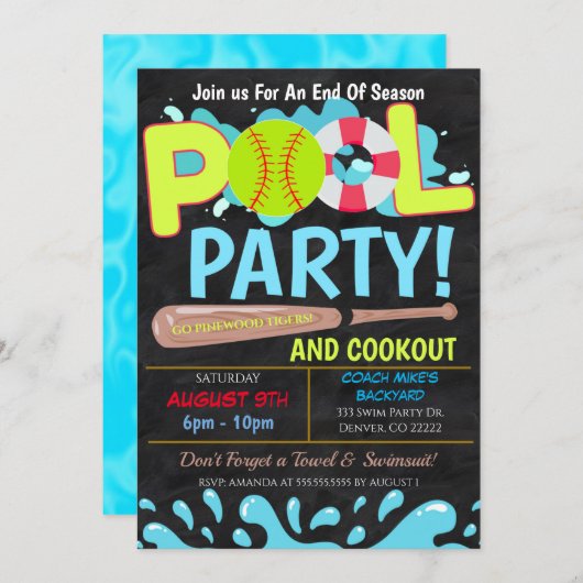 Invitation (Devant / Derrière)