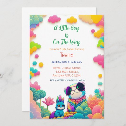 Invitation (Devant / Derrière)