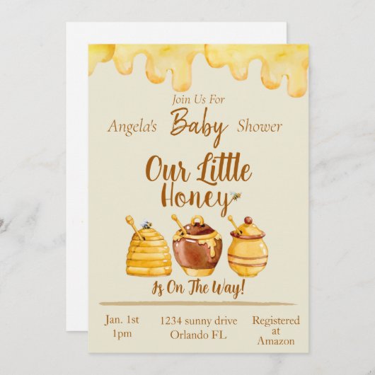 Invitation (Devant / Derrière)