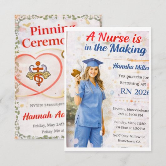 Invitation (Devant / Derrière)