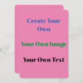 invitation (Devant / Derrière)