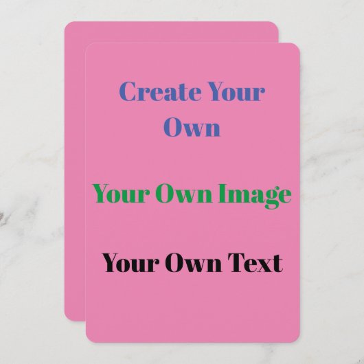 invitation (Devant / Derrière)