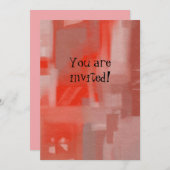 Invitation (Devant / Derrière)