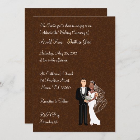 Invitation (Devant / Derrière)