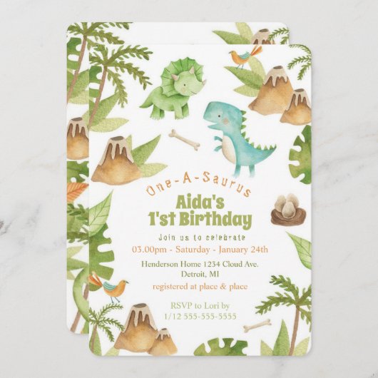 Invitation (Devant / Derrière)