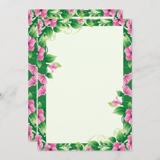 invitation (Devant / Derrière)