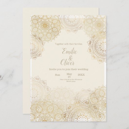 Invitation (Devant / Derrière)