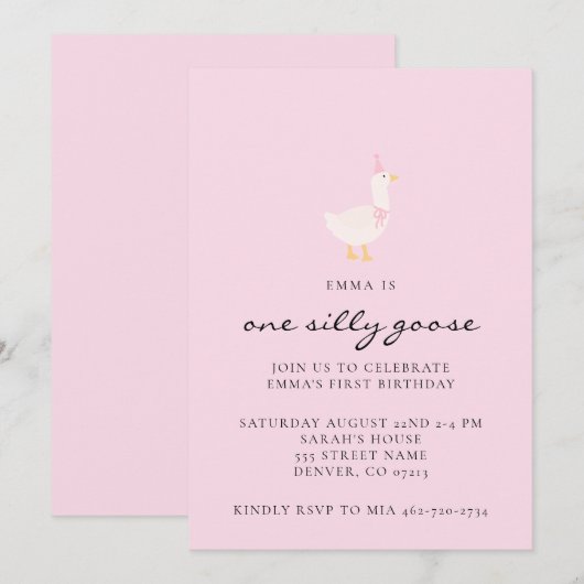 Invitation (Devant / Derrière)