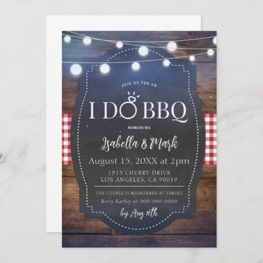 Invitation (Devant / Derrière)