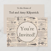 Invitation (Devant / Derrière)