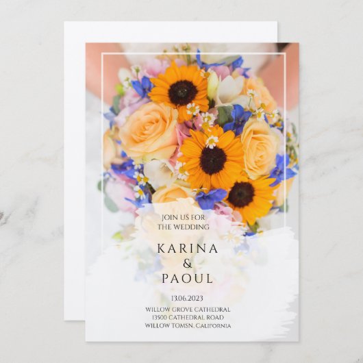 Invitation (Devant / Derrière)