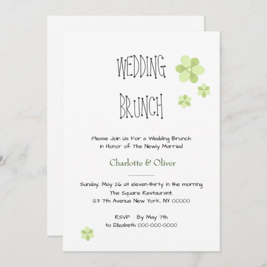 Invitation (Devant / Derrière)