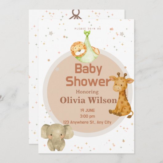 invitation (Devant / Derrière)