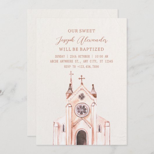 Invitation (Devant / Derrière)