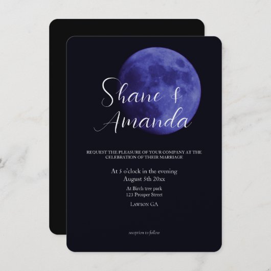 Invitation (Devant / Derrière)