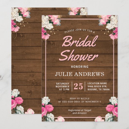 Invitation (Devant / Derrière)