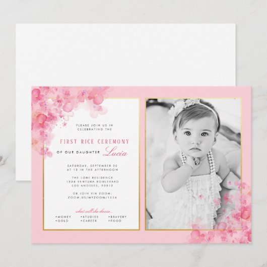 Invitation (Devant / Derrière)