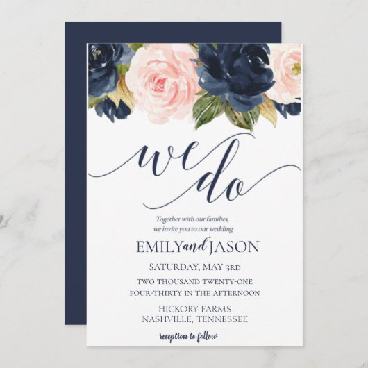 Invitation (Devant / Derrière)