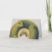 Invitation 二つ折りカード 森の動物のアーチ Card -Forest Animal Arch- (Devant)