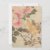 INVITATION 美しい花と鳥の絵　ビンテージアート　日本画 (Devant)